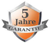 5 Jahre Garantie