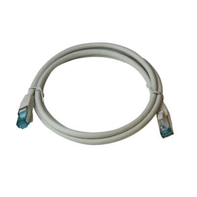 IT-BUDGET Vollkupfer Premium Patchkabel - Cat.6A grau