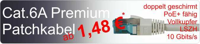 Aktion Cat.6 Premium Patchkabel
