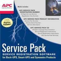 APC Extended Warranty Service Pack - Systeme Service & Support 1 Jahre