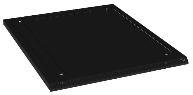 Angehobenes Dachblech für SZB/Silence Rack Dach - BxT 800x1.200 mm - schwarz