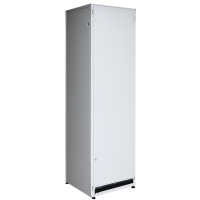 Schallgedämmter Serverschrank SILENCE RACK - 42 HE - 4 SILENT-Lüfter - 600 x 800 mm - Vollblechtüren - lichtgrau