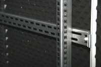 Schallgedämmter Serverschrank SILENCE RACK - 42 HE - 4 SILENT-Lüfter - 600 x 800 mm - Vollblechtüren - lichtgrau