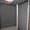 Schallgedämmter 19"-Schrank SILENCE RACK Office - 12 HE - 1 SILENT-Lüfter - BxT 600x600 mm - Glastür - schwarz