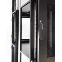 Schäfer IS-1 19"-Colocationrack - BHT 600x2000x1000mm - 3 Abteile - je 12 HE - schwarz