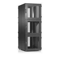 Schäfer IS-1 19"-Colocationrack - BHT 800x2000x1000mm - 3 Abteile - je 13 HE - schwarz