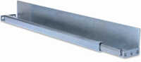 Gleitschienen - tiefenvariable 350 bis 600 mm Tiefe - 100 Kg Traglast - Front-Rückbefestigung