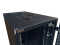 Schallgedämmter Serverschrank SILENCE RACK - 24 HE - 2 SILENT-Lüfter - 600 x 600 mm - Sichttür - Vollblechtür - schwarz