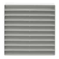 Staubfilterkassette für 120x120 mm-Lüfter - lichtgrau RAL7035