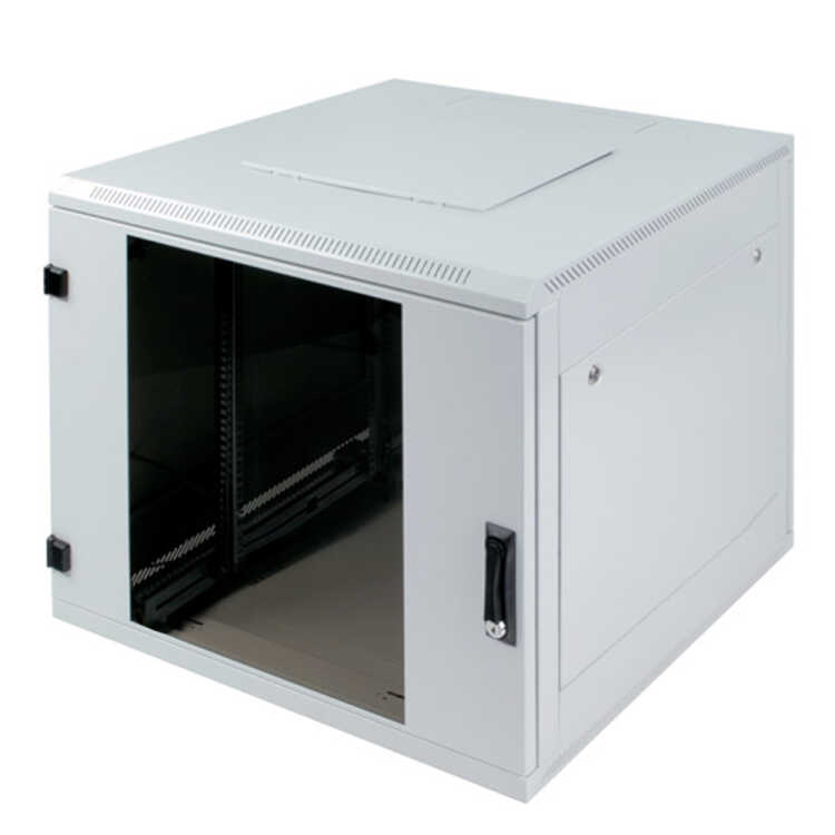 19"-Serverschrank/Netzwerkschrank RMA von TRITON - 15 HE - BxT 800 x 800 mm - lichtgrau