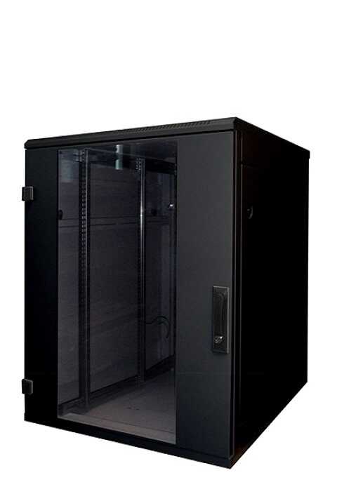 19"-Serverschrank/Netzwerkschrank RMA von TRITON - 18 HE - BxT 600 x 800 mm - schwarz