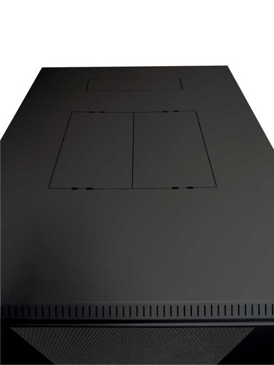 19-Serverschrank/Netzwerkschrank RMA von TRITON - 22 HE - BxT 600x800 mm - schwarz - perforierte Türen