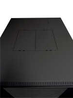 19"-Serverschrank/Netzwerkschrank RMA von TRITON - 22 HE - BxT 600x800 mm - schwarz - perforierte Türen
