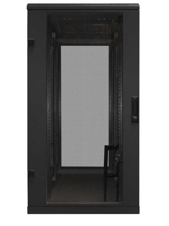 19"-Serverschrank/Netzwerkschrank RMA von TRITON - 27 HE - BxT 600x800 mm - schwarz - perforierte Türen