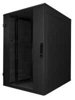 19"-Serverschrank/Netzwerkschrank RMA von TRITON - 27 HE - BxT 600x800 mm - schwarz - perforierte Türen