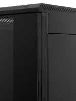19"-Serverschrank/Netzwerkschrank RMA von TRITON - 27 HE - BxT 600x800 mm - schwarz - perforierte Türen