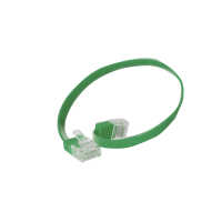 Quality Patchkabel Slimline - extra flach - super flexibel - U/UTP - Cat. 6 - grün - 2 m