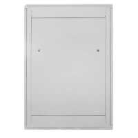 19"-Serverschrank/Netzwerkschrank RZA von TRITON - 27 HE - BxT 800x1000 mm - Front-Sichttür - Blechrückwand - lichtgrau- zerlegbar