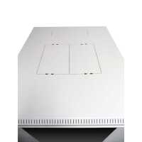 19"-Serverschrank/Netzwerkschrank RZA von TRITON - 27 HE - BxT 800x1000 mm - Front-Sichttür - Blechrückwand - lichtgrau- zerlegbar