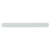 19"-Blindpanel / Blindplatte - 1 HE - Stahlblech - lichtgrau