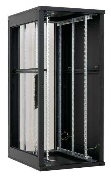 19"-Serverschrank/Netzwerkschrank RMA von TRITON - 42 HE - BxT 800x900 mm - schwarz - perforierte Türen