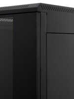 19"-Serverschrank/Netzwerkschrank RMA von TRITON - 42 HE - BxT 800x800 mm - schwarz - perforierte Türen