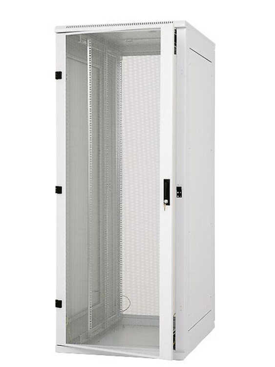 19"-Serverschrank/Netzwerkschrank RMA von TRITON - 42 HE - BxT 800x1000 mm - lichtgrau - perforierte Türen