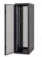 19"-Serverschrank/Netzwerkschrank RMA von TRITON - 42 HE - BxT 600x900mm - schwarze - perforierte Türen