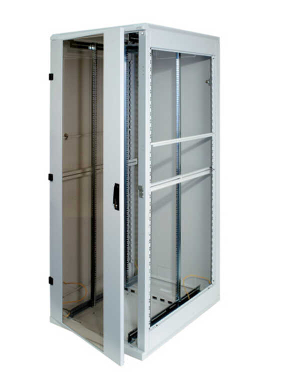 19"-Serverschrank/Netzwerkschrank RMA von TRITON - 42 HE - BxT 800x800 mm - lichtgrau - Rücktür