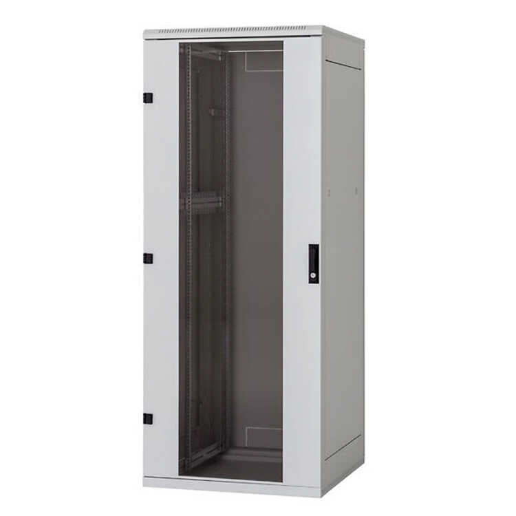 19"-Serverschrank/Netzwerkschrank RMA von TRITON - 45 HE - BxT 800x600 mm - lichtgrau - Sichttür - RückWAND