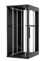 19"-Serverschrank/Netzwerkschrank RMA von TRITON - 45 HE - BxT 800 x 900 mm - schwarz - Sichttür - RückWAND