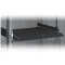 19"-Fachboden - ausziehbar - Frontmontage - 2 HE - 400 mm tief - Vollauszug - Traglast 40 kg - schwarz