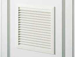 Ein-/Austrittsfilter IP54 von SCHÄFER IT-SYSTEMS - passiv mit Filtermatte - HxBxT 148x148x20 mm - lichtgrau
