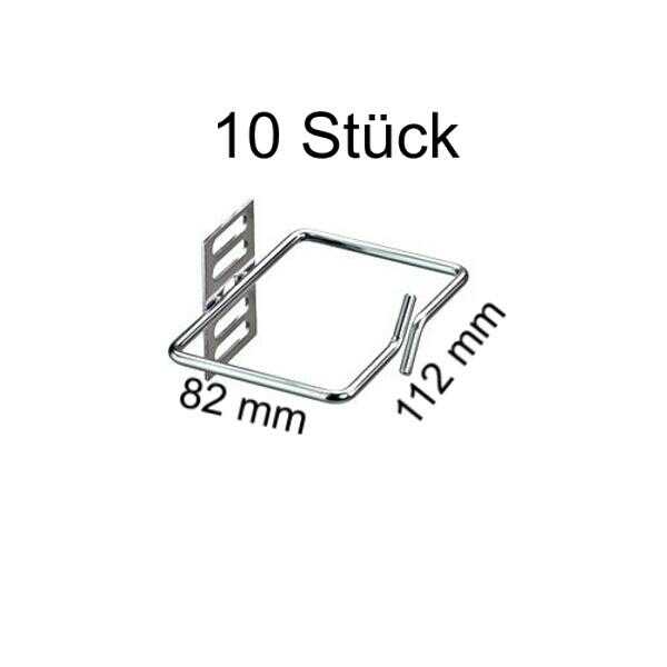 Kabelführungsbügel von SCHÄFER IT-SYSTEMS - Stahl - 82 x 112 mm - 10 Stück