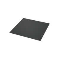 Dachblech für IS-1-von SCHÄFER - IP54 geschlossen - B x T 600 x 600 mm - schwarz