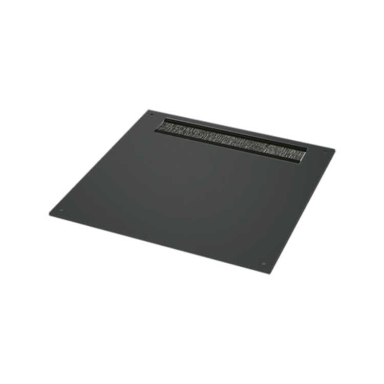 Dach für SCHÄFER IS-1 Rack - mit Kabeleinlass, vorbereitet für 6 Lüfter - B x T 600 x 900 mm - schwarz