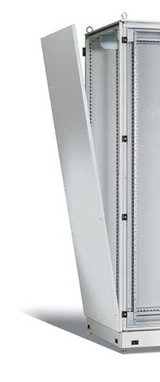 IS-1 Seitenwände - 2 Stück - Schutzart IP20 - HxB 2200 x 900 mm - lichtgrau