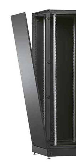 IS-1 Seitenwände - 2 Stück - Schutzart IP20 - HxB 2200 x 900 mm - schwarz