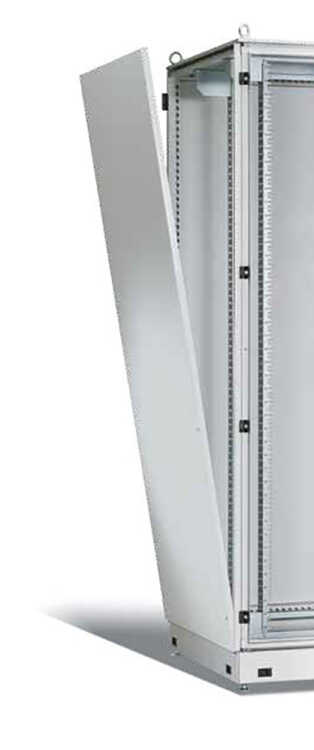 IS-1 Seitenwände - 2 Stück - Schutzart IP54 - HxB 2200 x 800 mm- lichtgrau