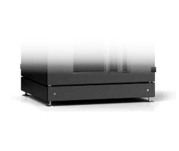 Sockel für IS-1 Rack - geschlossen - Höhe 100 mm - BxT 800 x 800 mm - schwarz