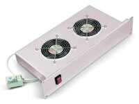 19"-Lüftereinheit - 2 Ventilatoren - 2 HE -...