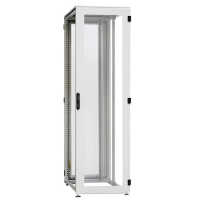 IS-1 High-End Serverrack von SCHÄFER - perforierte Türen - 43 HE - Anreihschrank - BxT 600x900 mm - lichtgrau