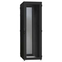 IS-1 High-End Serverrack von SCHÄFER - perforierte Türen - 43 HE - BxT 600x900 mm - schwarz