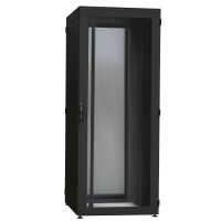 IS-1 High-End Serverrack von SCHÄFER - perforierte Türen - 47 HE - BxT 700x1200 mm - schwarz