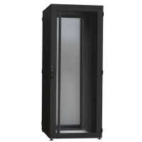 IS-1 High-End Serverrack von SCHÄFER - perforierte Türen - 47 HE - BxT 800x900 mm - schwarz