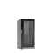 IS-1 High-End Netzwerkrack von SCHÄFER - Sichttür - Vollblechtür - 25 HE - BxT 600x600 mm - Sockel - schwarz