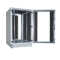 Schallgedämmter Serverschrank SCHÄFER IS-1 silenced - 25 HE - BxT 800x800 mm - Sichttür - Vollblechtür - Sockel - 2 Silent-Ventilatoren - lichtgrau