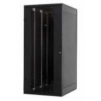 19"-Serverschrank/Netzwerkschrank RZA von TRITON - 42 HE - BxT 800x800 mm - Front-Sichttür - RückWAND - zerlegbar - schwarz