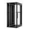 19"-Serverschrank/Netzwerkschrank RZA von TRITON - 42 HE - BxT 800x800 mm - Front-Sichttür - RückWAND - zerlegbar - schwarz