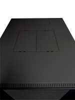 19"-Serverschrank/Netzwerkschrank RZA von TRITON - 37 HE - BxT 800x1000 mm - perforierte Türen - zerlegbar - schwarz